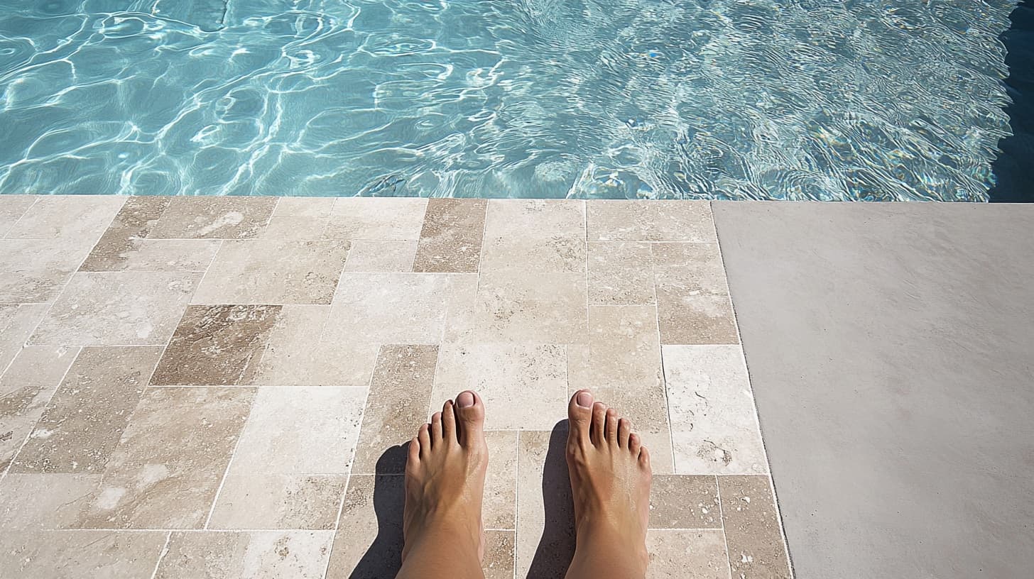 Travertine vs. Pavers for Pool Decks: A Metro Atlanta Homeowner's Guide