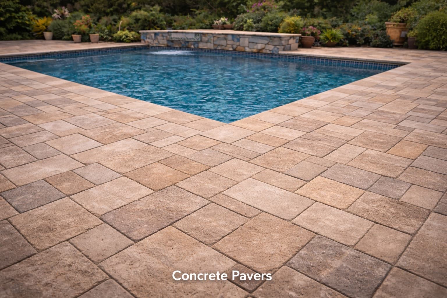Concrete Pavers for pool deck