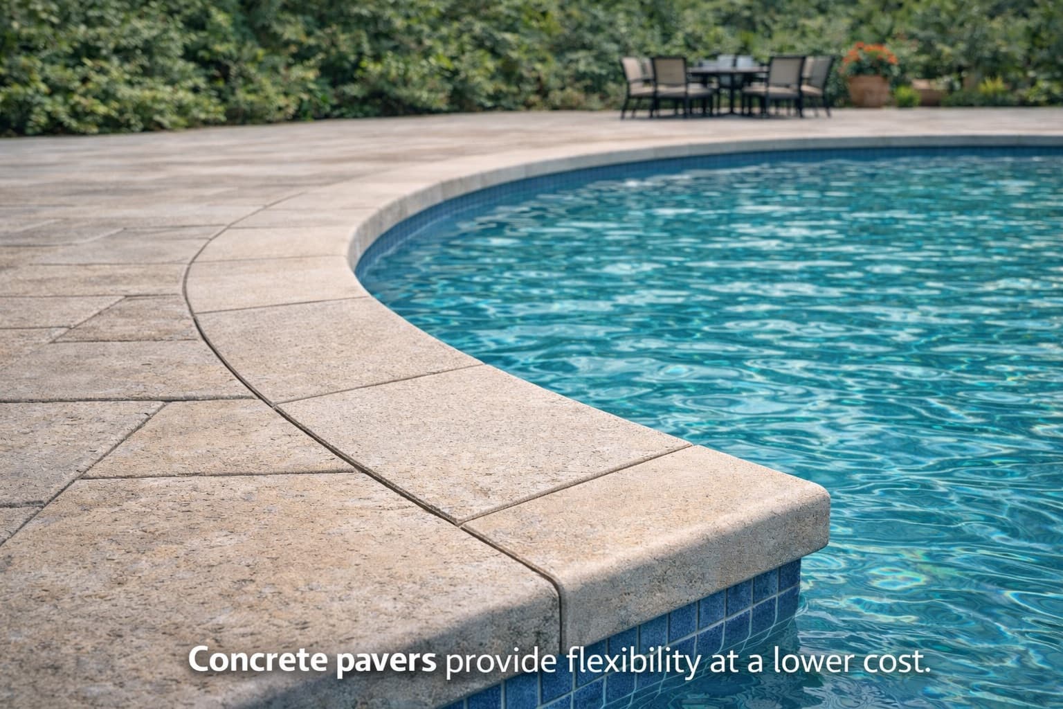 Concrete Pavers for coping