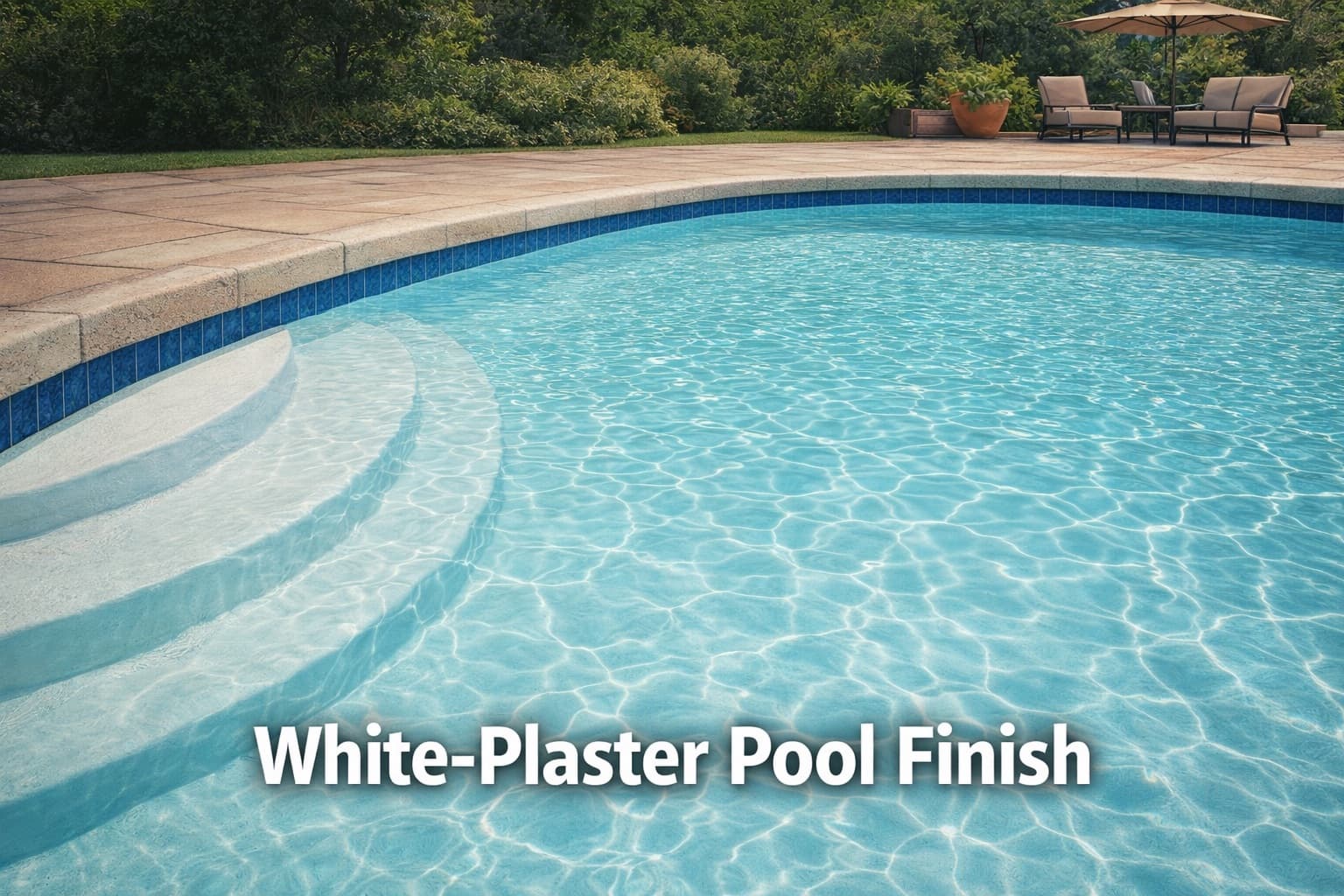 Plaster for pool resurfacing